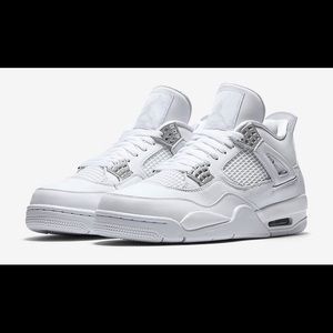 All White 4s Jordan’s